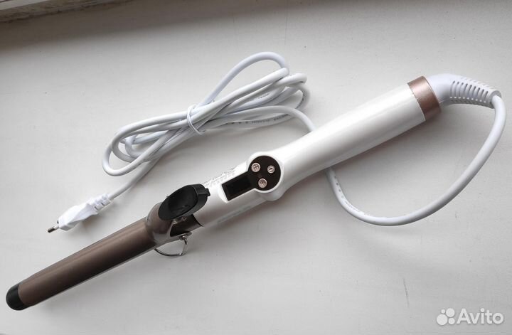 Стайлер щипцы керамические 25мм для завивки волос