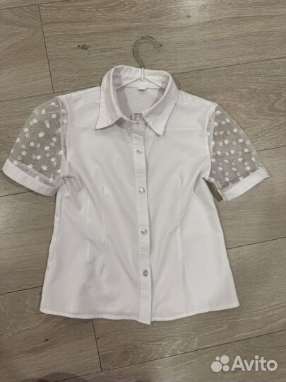Блузка (рубашка) в школу 134-140
