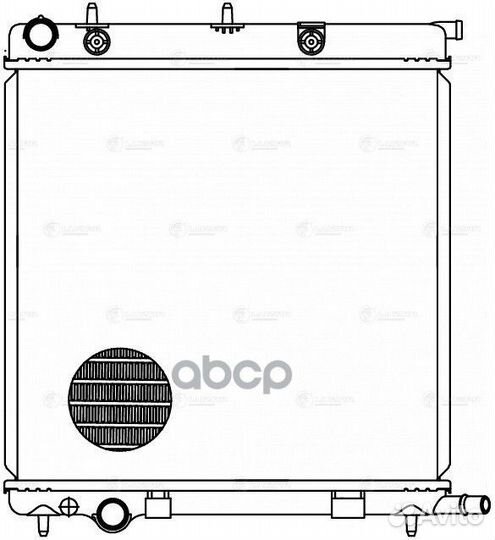 Радиатор peugeot 207 (06) /citroen C3 (02) LRc