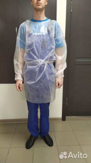 Халат из спанбонда (одноразовый)