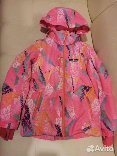 Зимняя горнолыжная куртка детская Glissade, 140 см