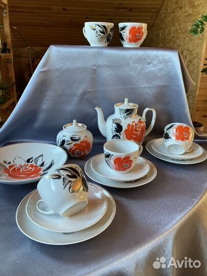 Чайный сервиз лфз Красный пион