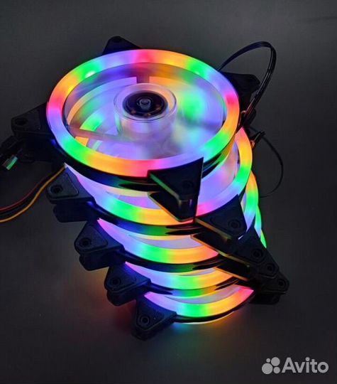 Кулер RGB для компьютера, новый