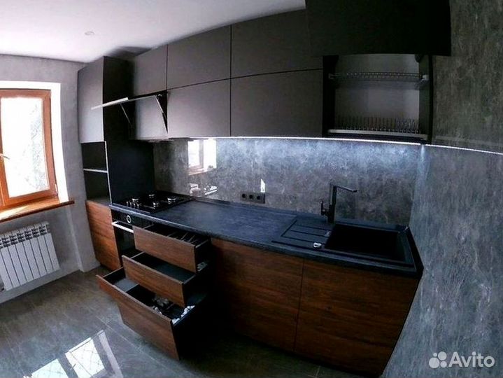 Кухня хайтек по вашим размерам в Краснодаре