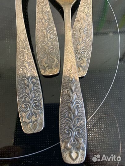 Чайные ложки из мельхиора СССР