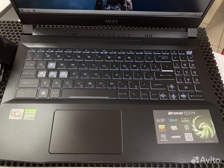 MSI Bravo 15 / Ryzen 5-7535HS, RTX4060, 16Gb/512Gb