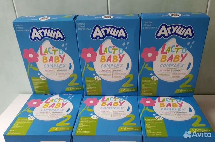 Сухая смесь агуша 2 детское питание