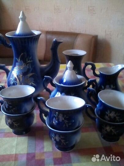 Кофейный сервиз Кобальт