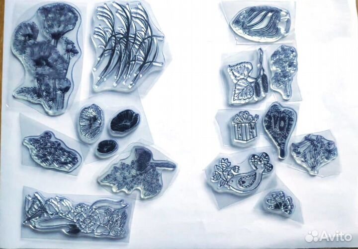 Наборы силиконовых молдов, текстурных штампов
