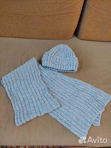 Комплект женский, шапка и шарф