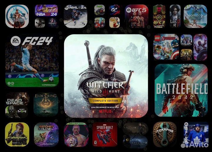 Ведьмак 3 Ps4/Ps5 на Русском (The witcher 3)