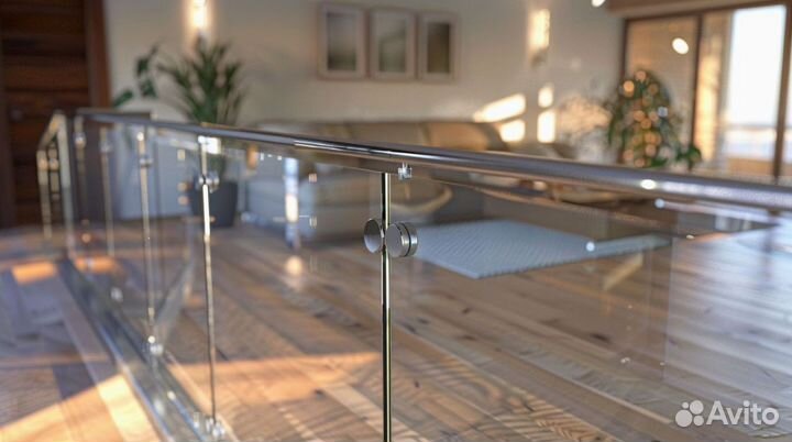 Ограждения для лестниц из стекла с гарантией
