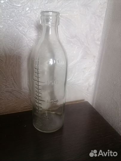 Бутылочка детская под молоко. СССР