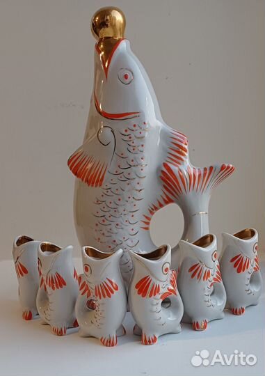 Коньячный набор рыбки