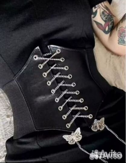 Элегантный широкий пояс 