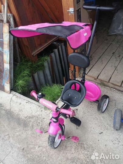 Детский трехколесный велосипед бу