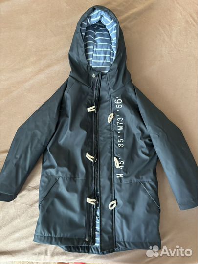 Непромокаемый утепленный плащ futurino