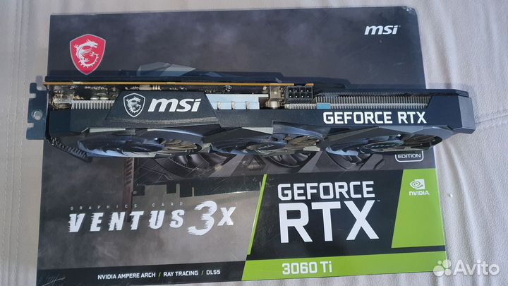 Видеокарта MSI rtx3060ti