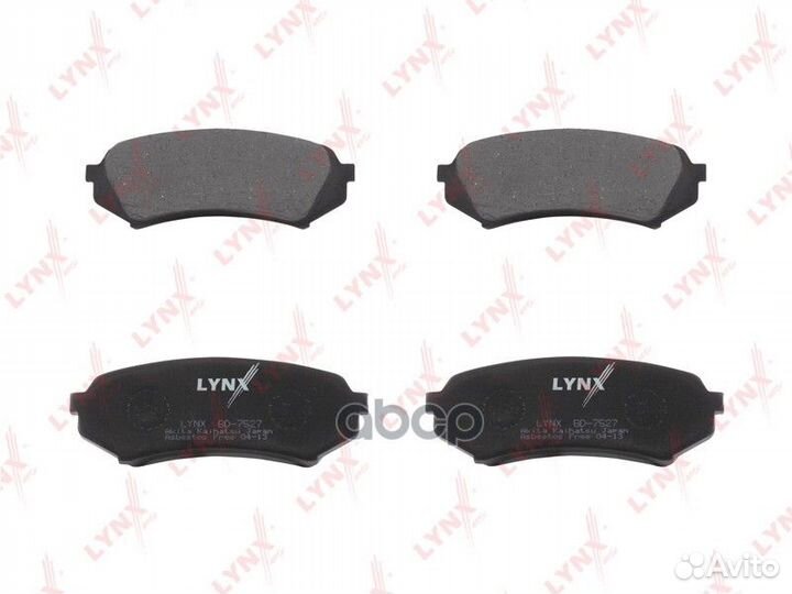 Колодки тормозные дисковые зад 1,166 BD7527