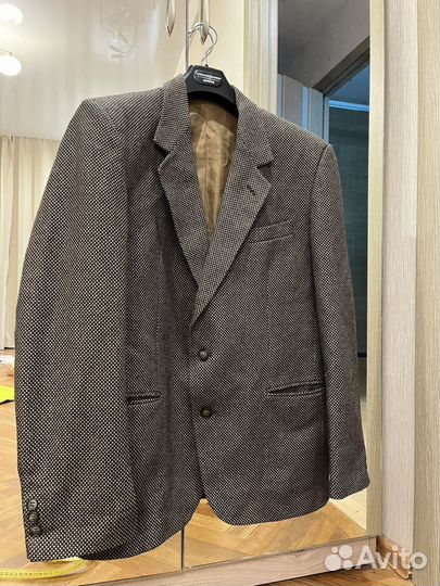 Винтажный пиджак оверсайз