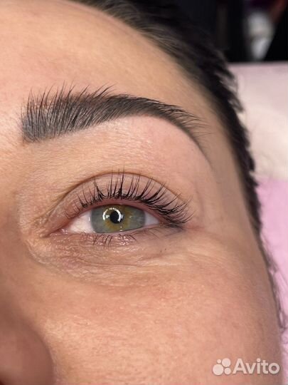 Ламирование+botox ресниц