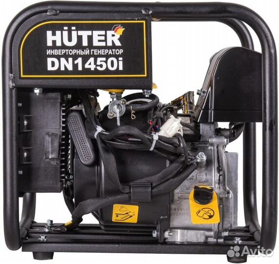 Бензиновый генератор Huter DN1450i, 220 В, 1.3кВт 64/10/17