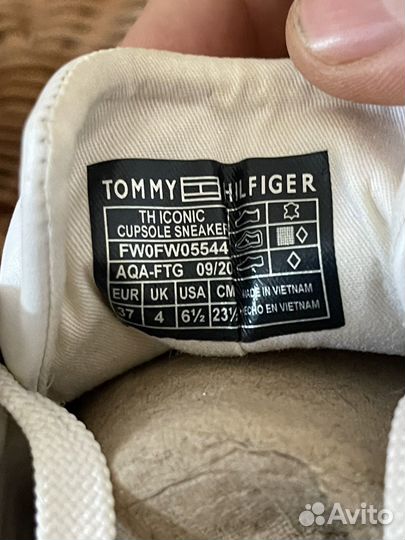 Tommy hilfiger кеды 37 (23,5см)