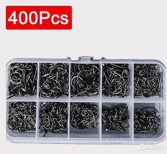 Набор крючков на 400 шт., монтаж на 5 крюч