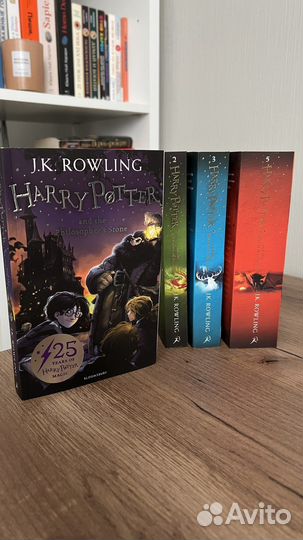 4 книги Гарри Поттер на английском языке