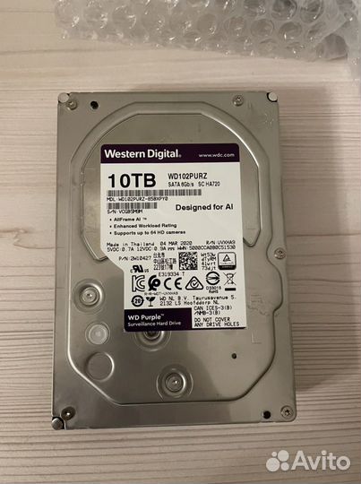 HDD Western Digital Purple 10TB (wd102purz)