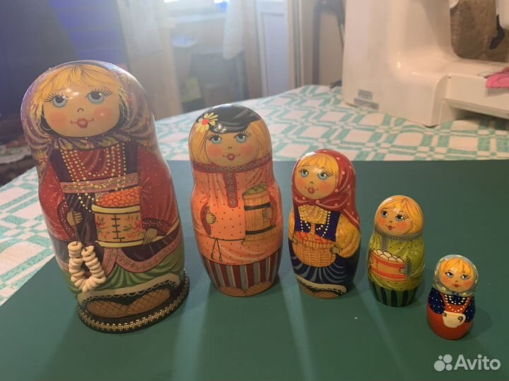 Матрешка деревянная