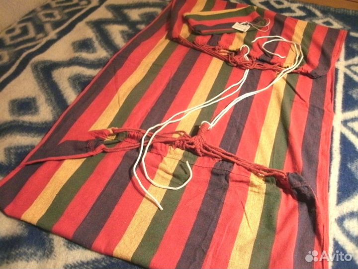 Новый гамак 200 х 80 / хлопок / доставка