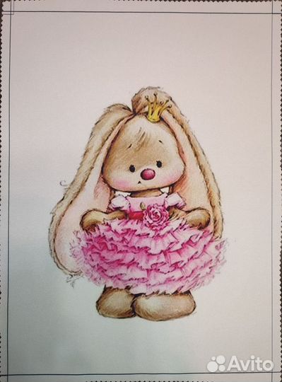 Принт для вышивки лентами