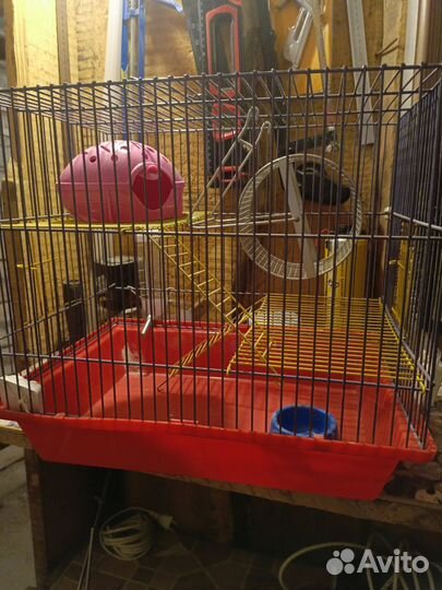 Клетка для хомяка+ прогулочный шар