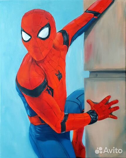 Картина маслом Человек-паук