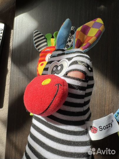 Погремушка носки, погремушки на запястье