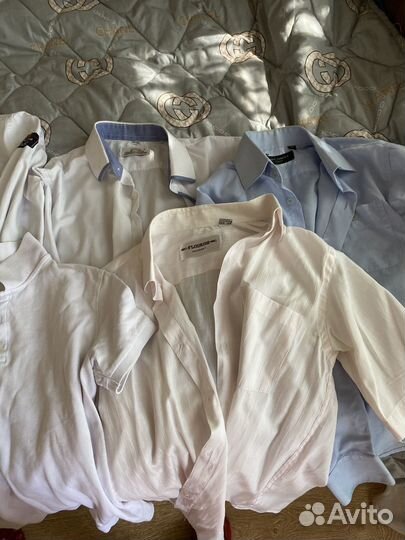 Школьные рубашки для мальчиков 134 140,146
