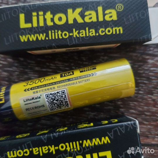 Аккумулятор 18650 liitokala