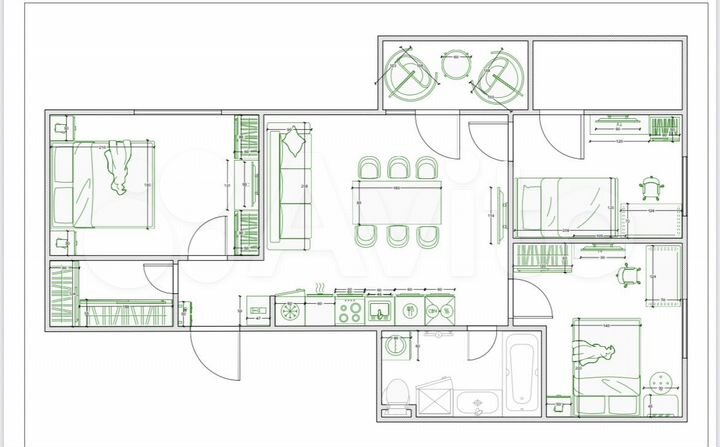 Аукцион: 3-к. квартира, 72 м², 9/11 эт.