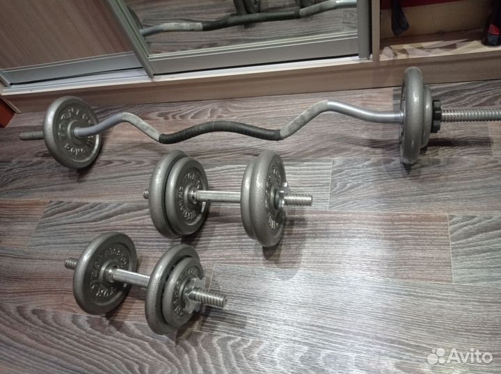 Штанга и гантели