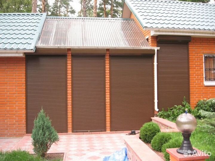 Защитные роллеты для дверей Алютех 1100х1500мм