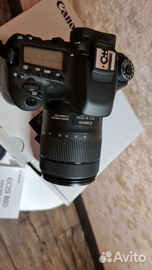 Canon eos 80D / объектив EF-S 18-135mm