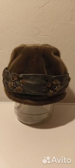 Берет женский норковый