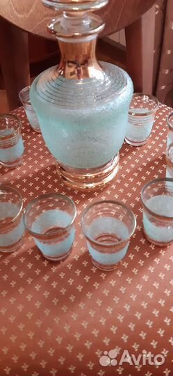 Графин с рюмками СССР