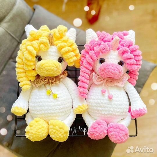 Единорог плюшевый