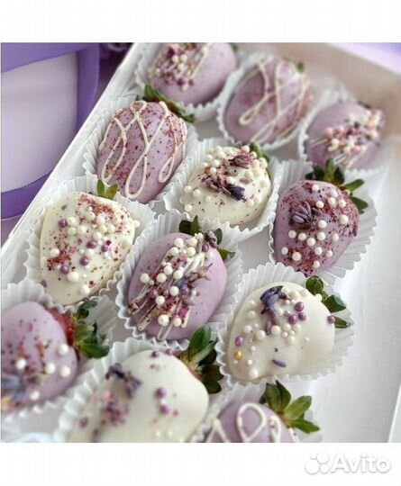 Подарочный набор клубники в шоколаде