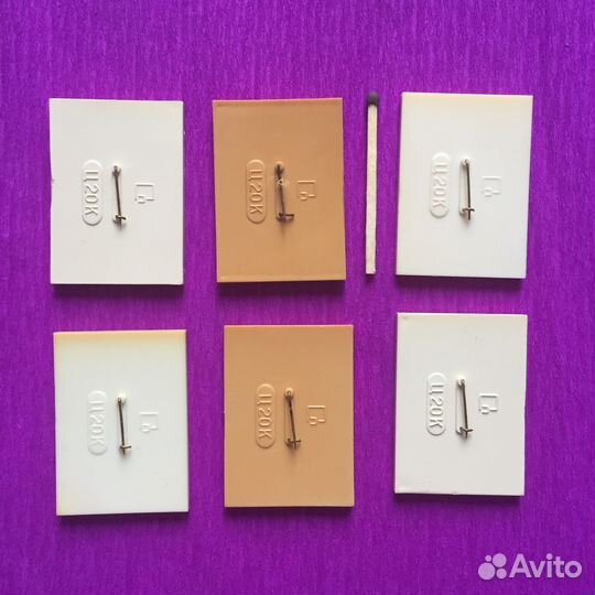 Значки детские Русские сказки, 4 шт