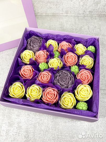 Букеты из шоколада, шоколадные цветы