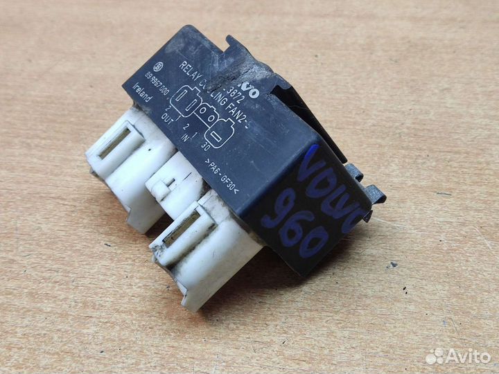 Реле вентилятора, Volvo 960