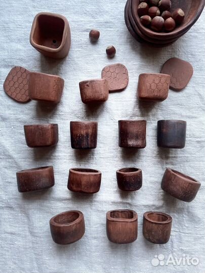 Подсвечники. Глина. Ручная работа